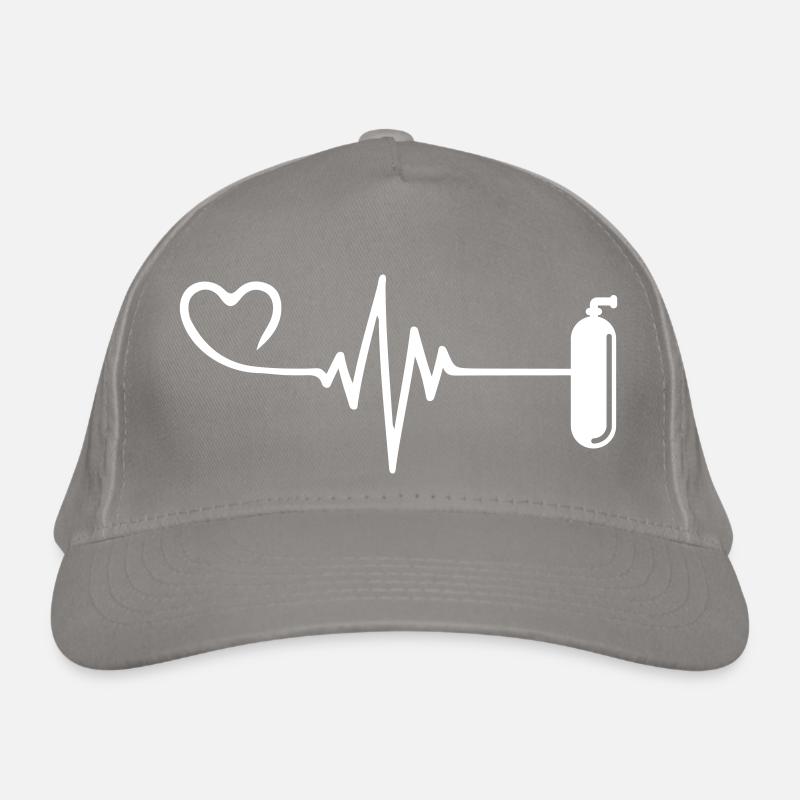 Oxygen Diving Pulse Heart Casquette classique bio