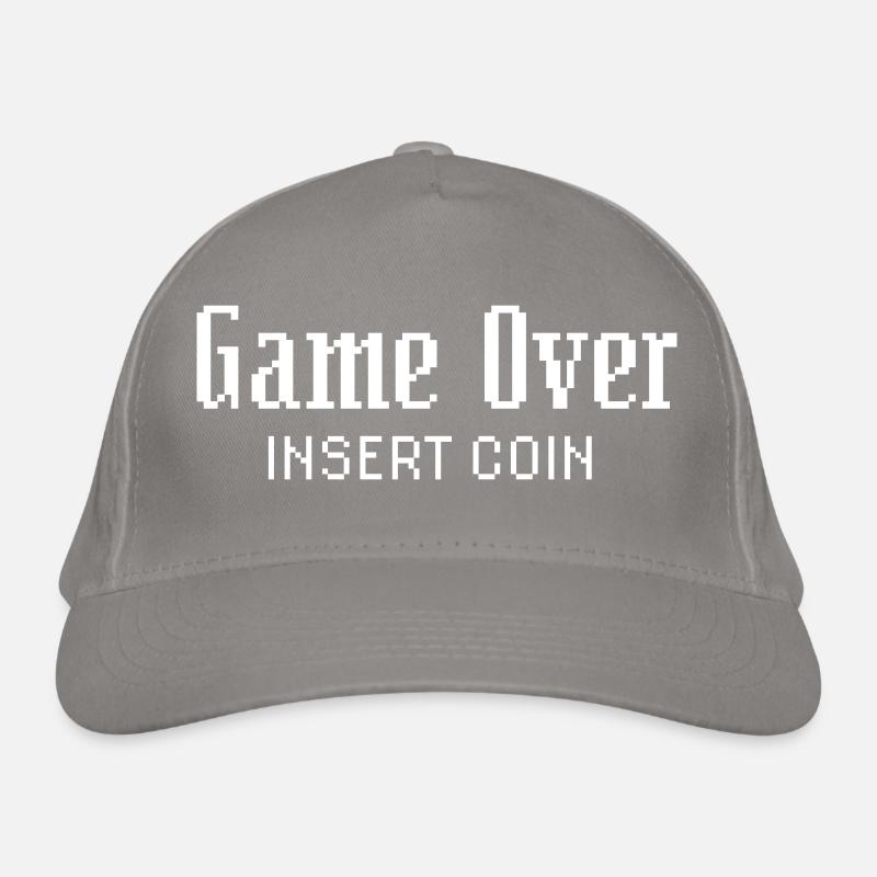 Game Over Insert Coin Bio-Baseballkappe