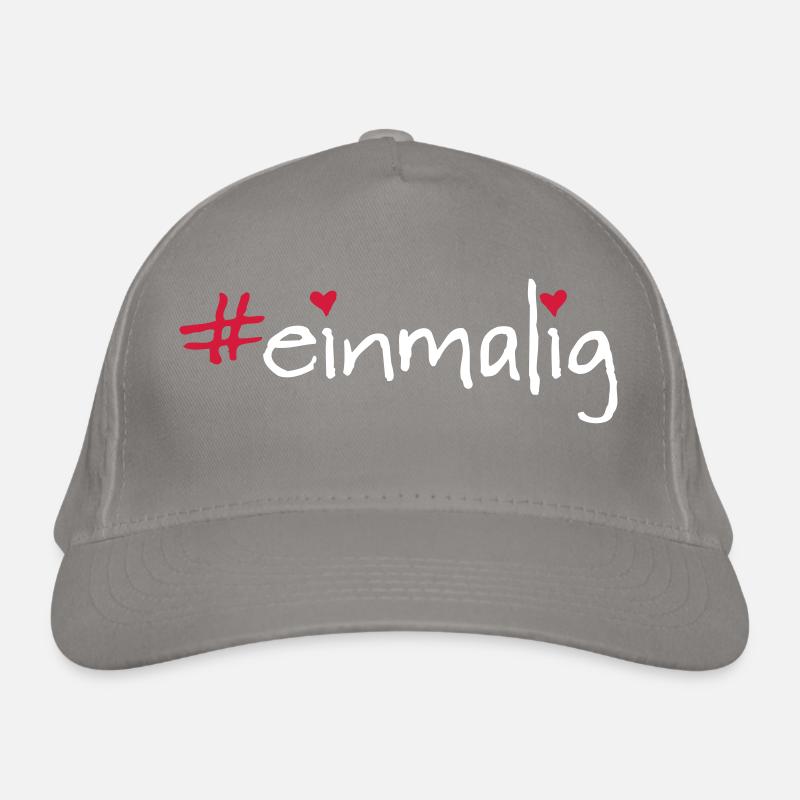 #einmalig Bio-Baseballkappe