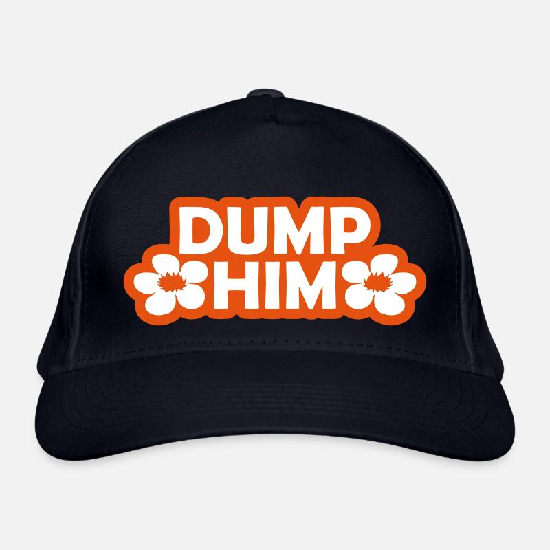 Dump Him Quote Logo Casquette classique bio