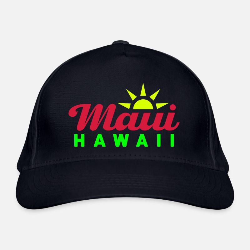 Maui, Hawaï (soleil, rayons du soleil) Casquette classique bio