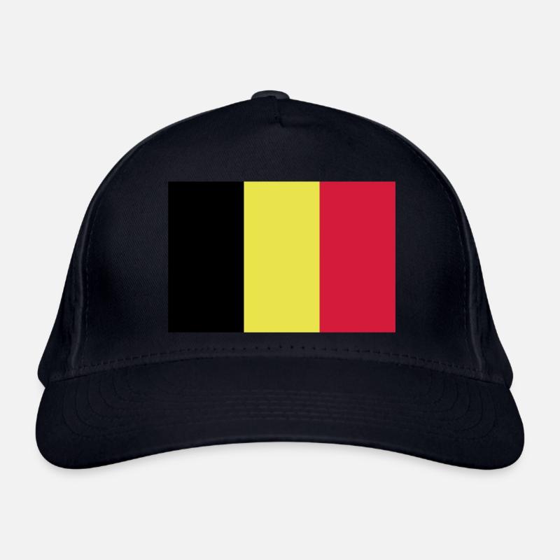 drapeau_belgique Bio-Baseballkappe
