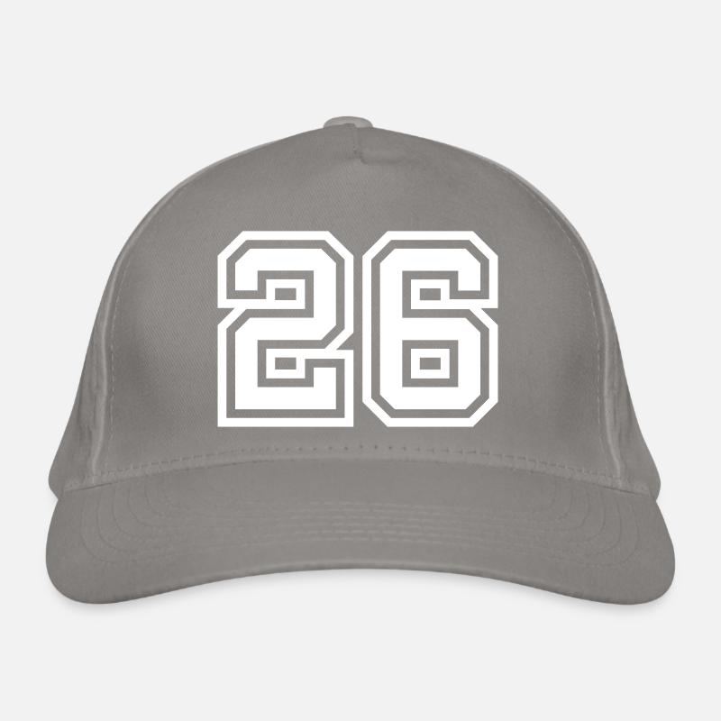 Symbole numérique 26 Casquette classique bio