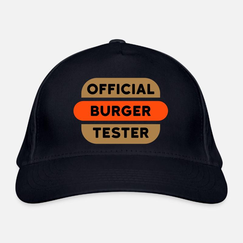 Official burger tester (burger with topping) Organic Baseball Cap