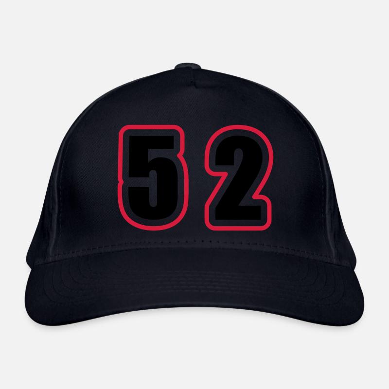 53 Zahl College - Bio-Baseballkappe - Navy