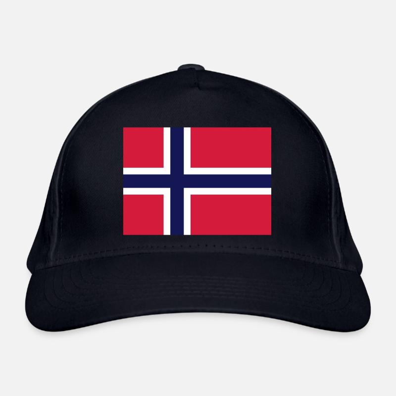 Drapeau national de Norvège Casquette classique bio
