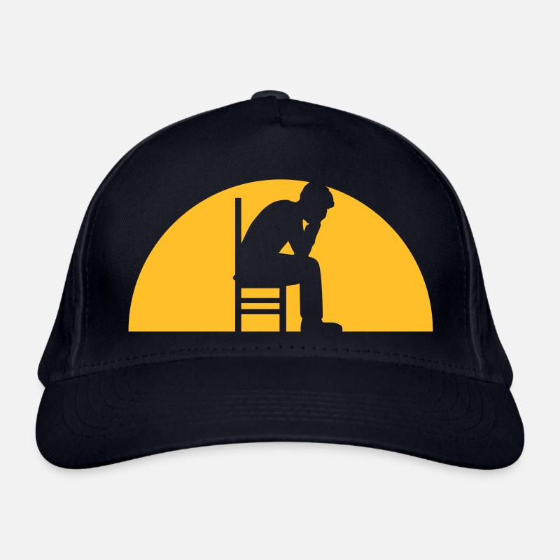 Sonne Depression Mann Bio-Baseballkappe