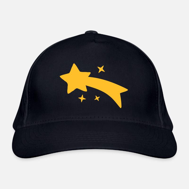 Sternschnuppe Sterne Sternchen Bio-Baseballkappe