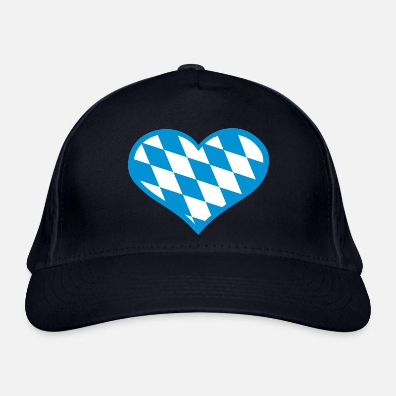 Bayern Herz Bio-Baseballkappe