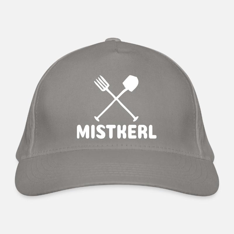 bastard white Organic Baseball Cap