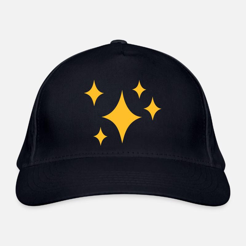 Sterne Funkeln Bio-Baseballkappe