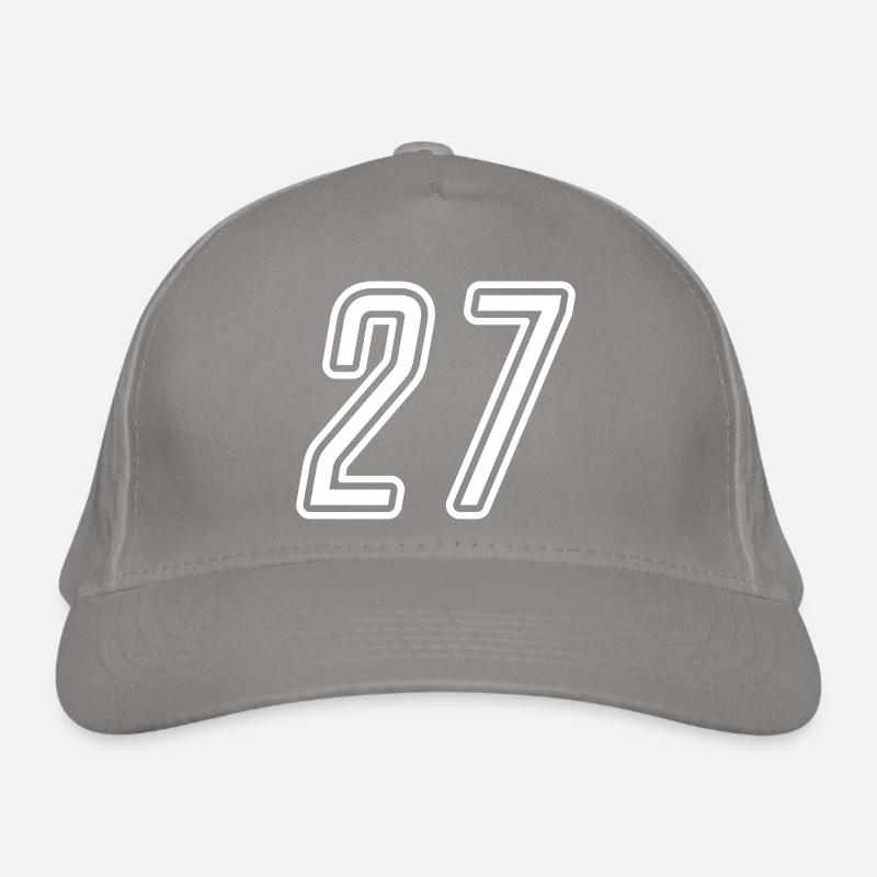 27 Numéro de numéro Casquette classique bio
