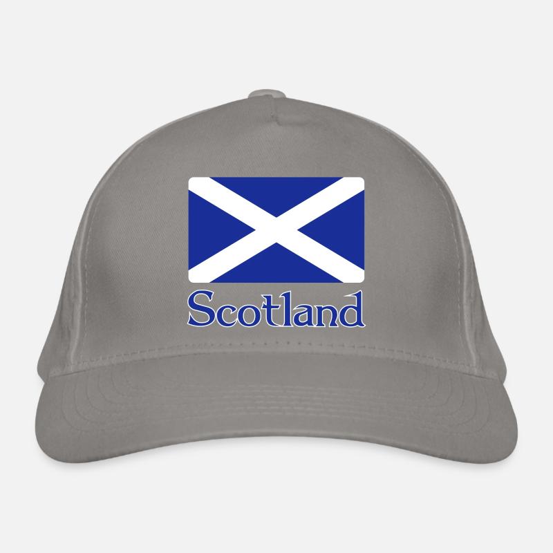 Drapeau de l’Écosse avec texte Casquette classique bio