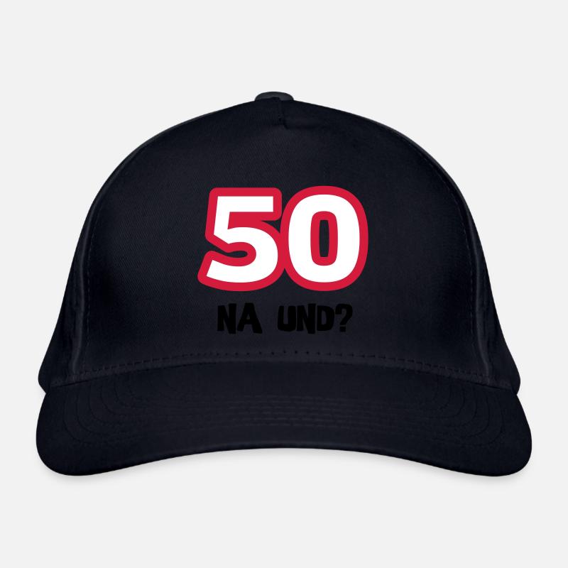 Sur le 50e "Na 50 et? 'Anniversaire une chemise Casquette classique bio