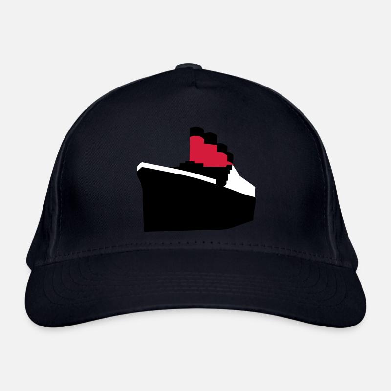 Ozeandampfer Vektor Bio-Baseballkappe