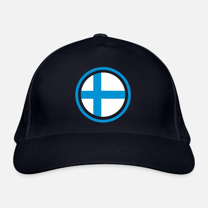 Finland Emblem Organic Baseball Cap