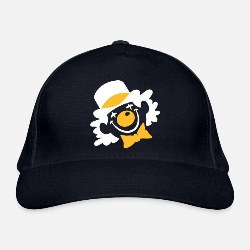 A Clown Face Organic Baseball Cap