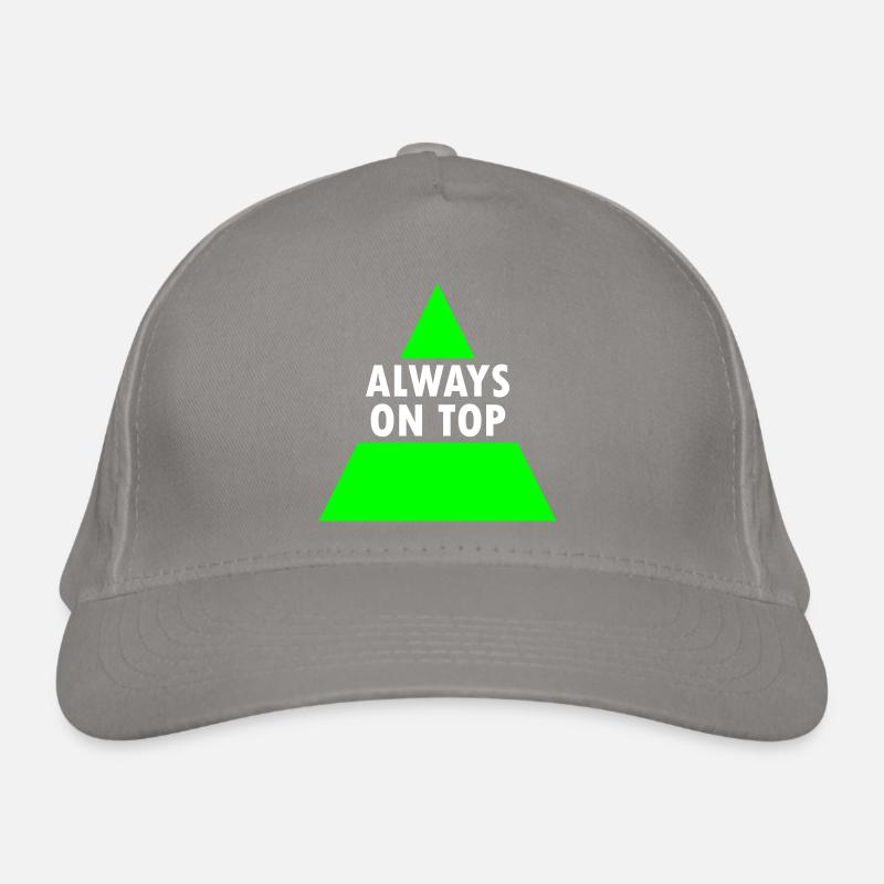 Toujours au sommet (triangle divisé) Casquette classique bio