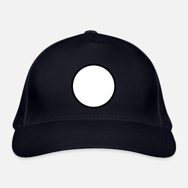 Circle Symbol Blank Organic Baseball Cap