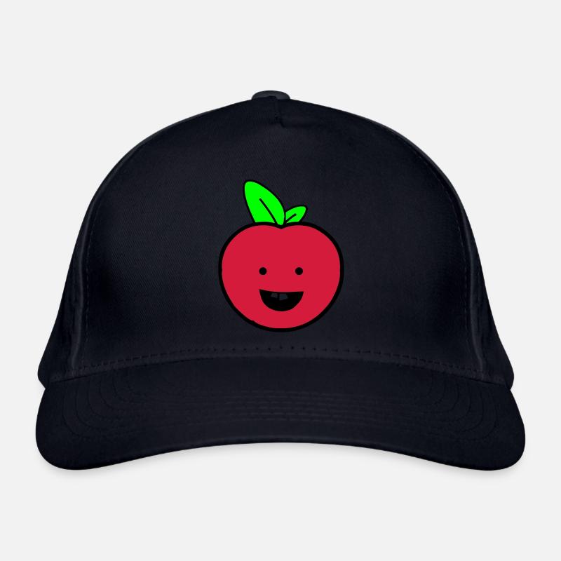 Apple smile Organic Baseball Cap