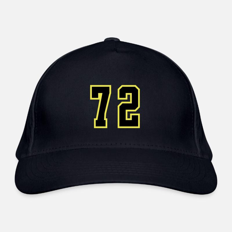 72 Zahl Trikot Bio-Baseballkappe