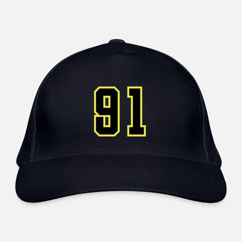 91 Number Jersey Organic Baseball Cap