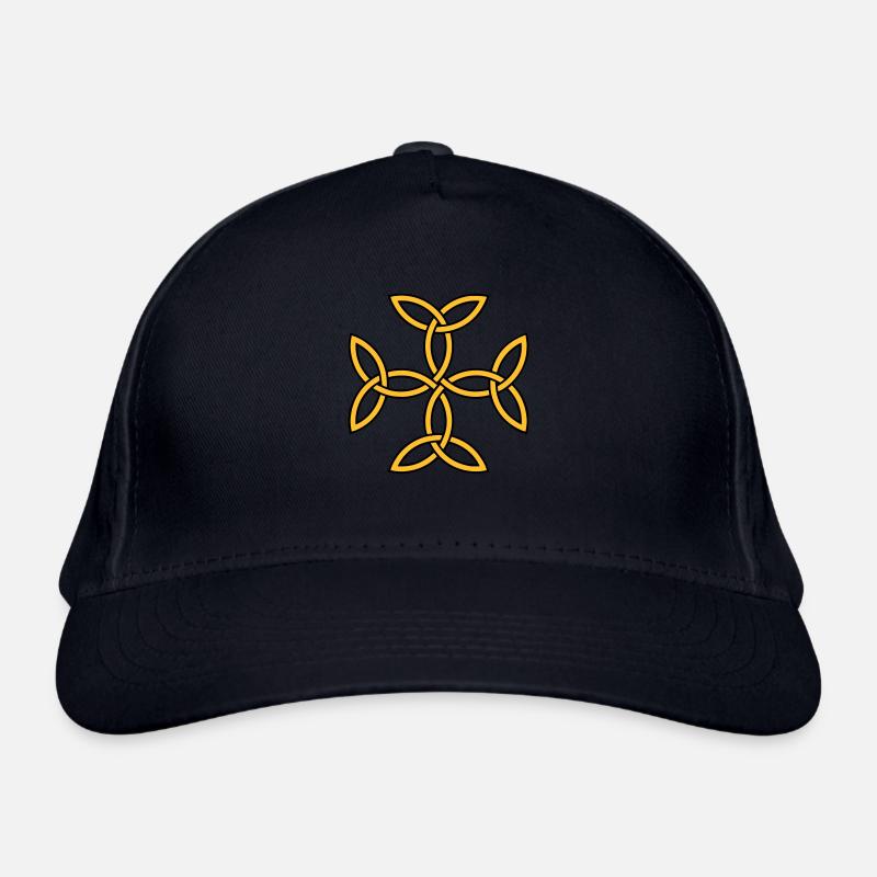 endless knot celtic cross tribal tattoo Organic Baseball Cap