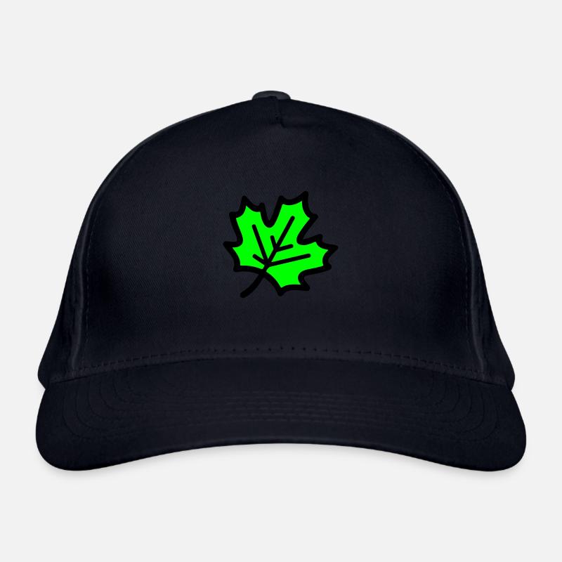 Feuille d’érable Feuille d’érable Icône d’automne Casquette classique bio