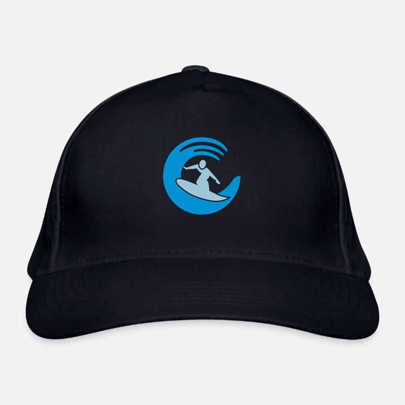 Surfing Logo Organic Baseball Cap