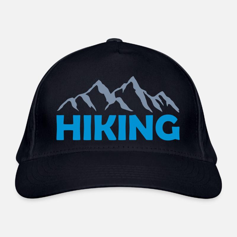 Hiking Berge Landschaft Silhouette Bio-Baseballkappe