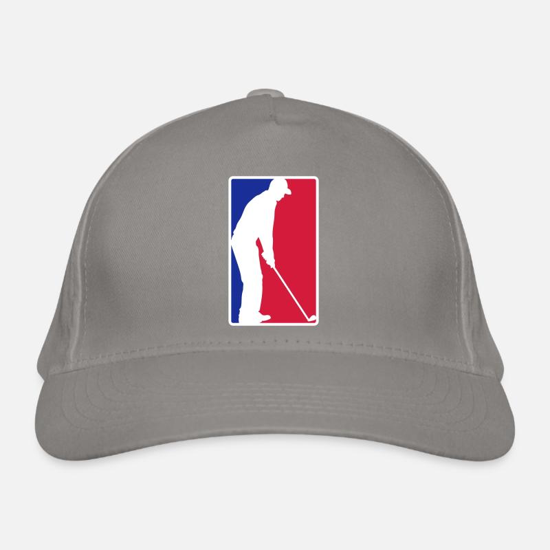 Red blue golf Organic Baseball Cap