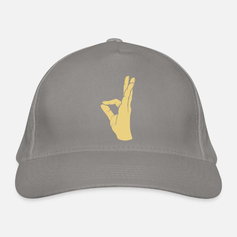 Sehr lecker Handgeste Zeichen Bio-Baseballkappe