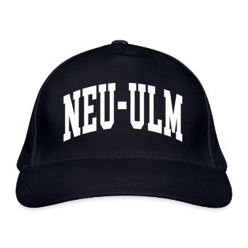 Neu-Ulm - Bio-Baseballkappe - Navy - Vorne