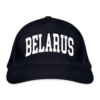 Belarus - Bio-Baseballkappe - Navy - Vorne