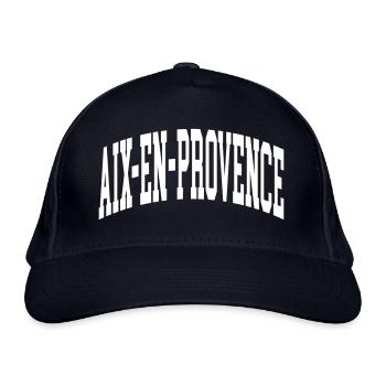 Aix-en-Provence - Casquette classique bio - marine - Devant