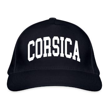 Corse - Casquette classique bio - marine - Devant