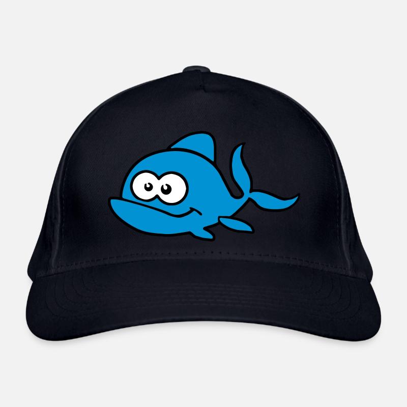 Sweet fish with bulging eyes. Organic Baseball Cap