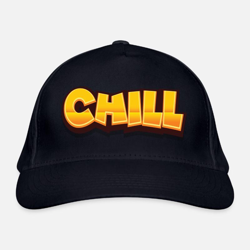 Chill chillen - Bio-Baseballkappe - Navy