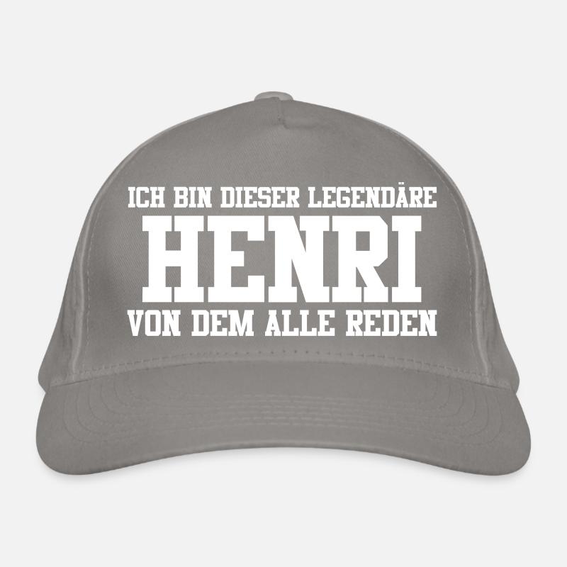 Henri Name Design Bio-Baseballkappe