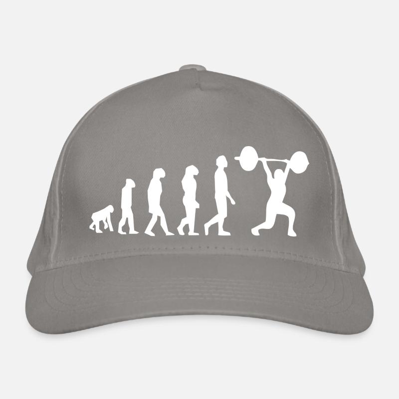 Weightlifting evolution Organic Baseball Cap