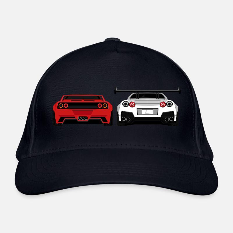 Vue arrière de voiture de sport – Conception de voitures de course Casquette classique bio