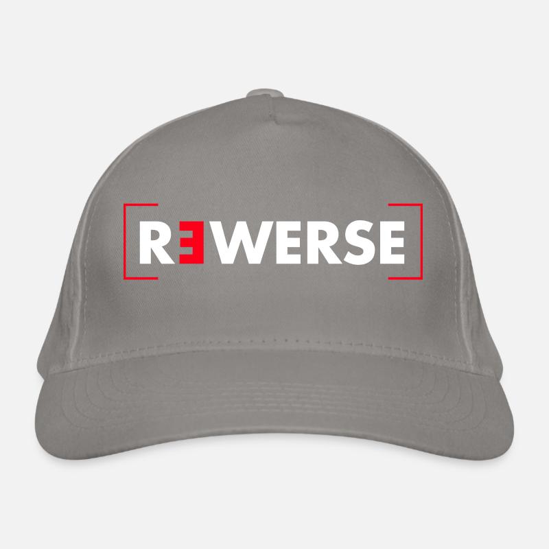 Reverse lettering Organic Baseball Cap