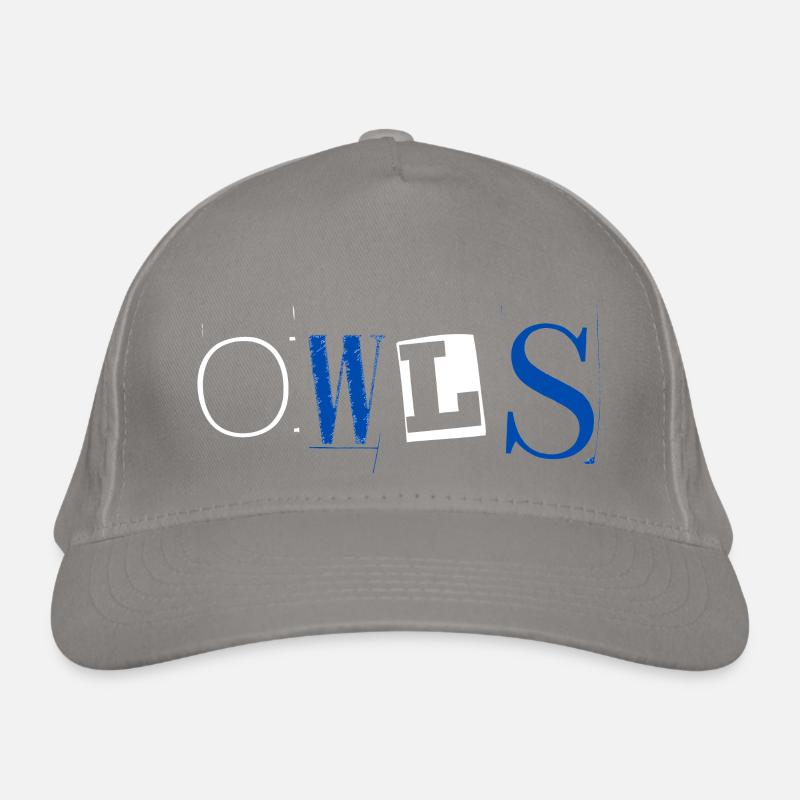 Ransom Note Owls Organic Baseball Cap