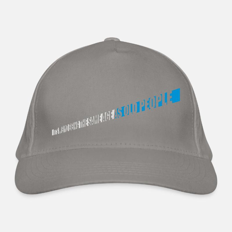 being old people age Organic Baseball Cap