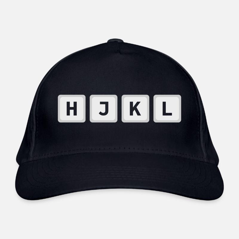 HJKL Computer Keys VI & Vim Code Geeks & Nerds Organic Baseball Cap