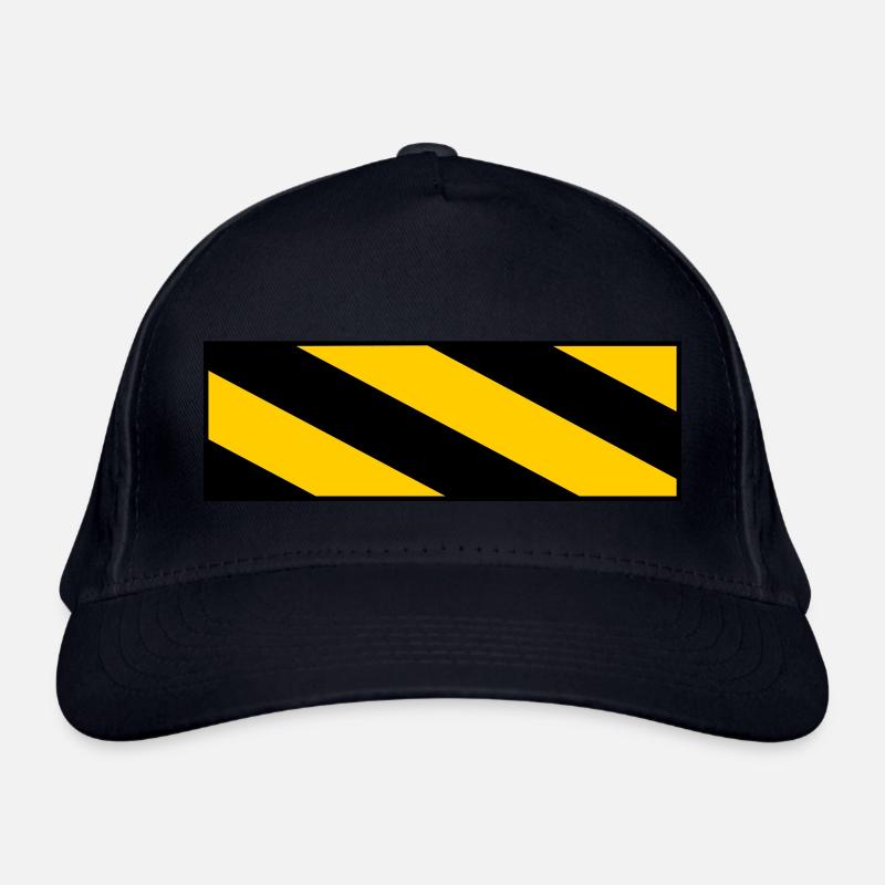 Warning sign Organic Baseball Cap