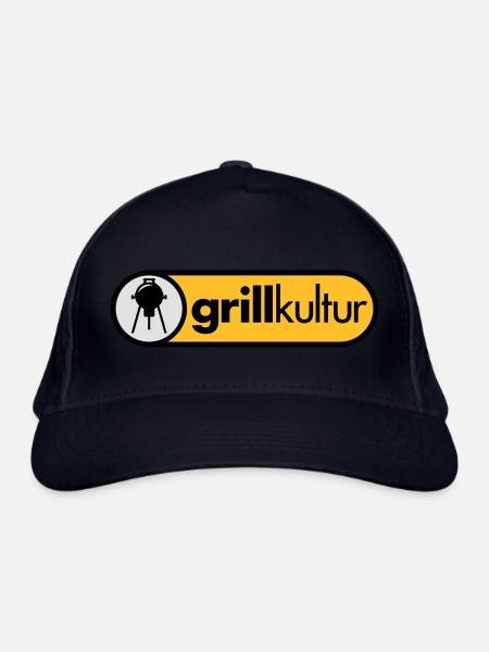 grillkultur (3c) - Bio-Baseballkappe - Navy