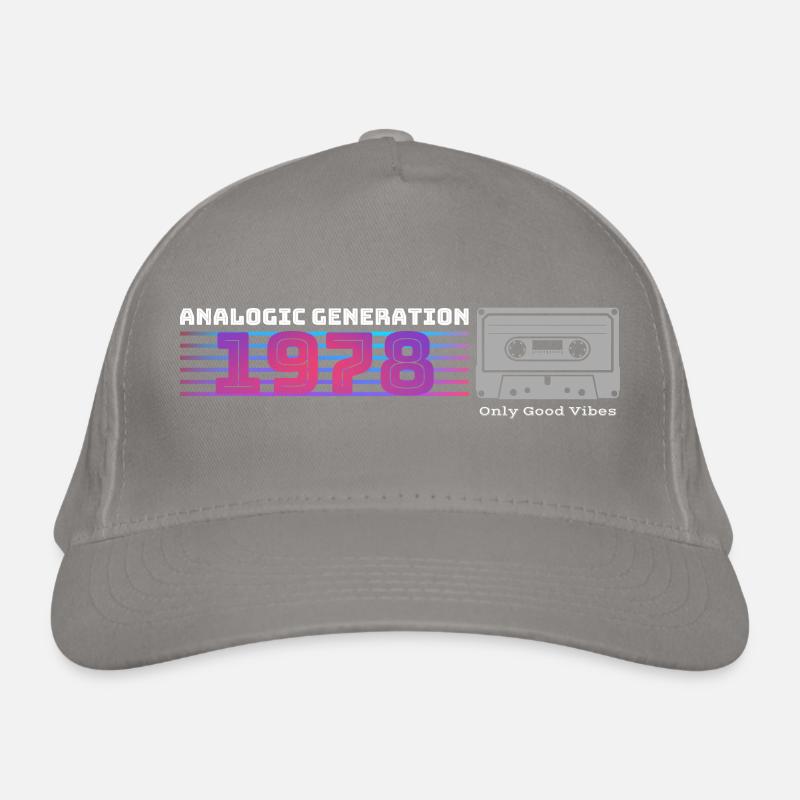 Génération analogique Casquette classique bio