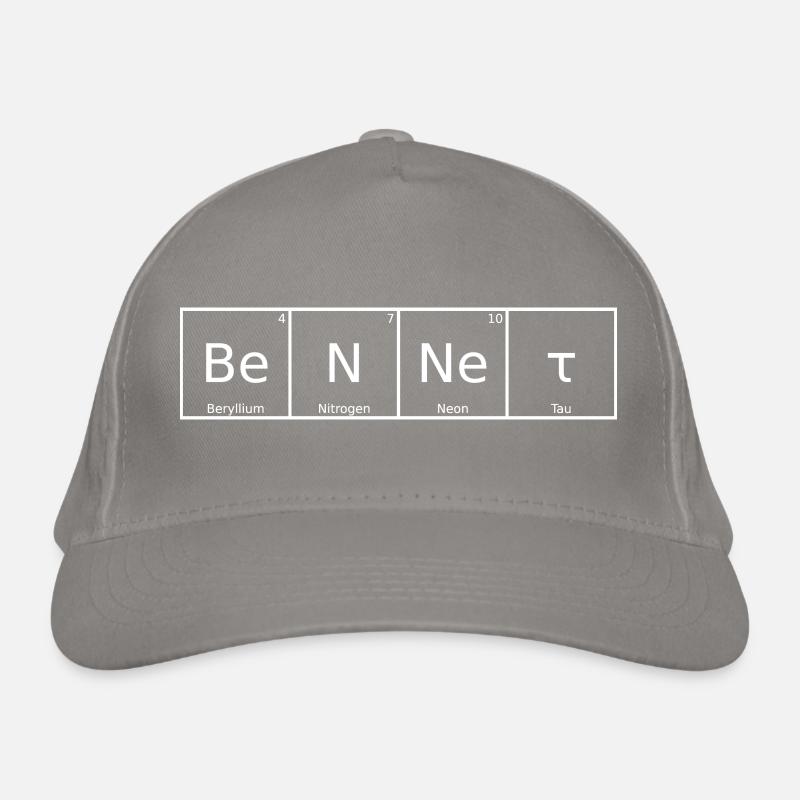 Bennet Nom Prénom Chimie Éléments du tableau périodique Casquette classique bio