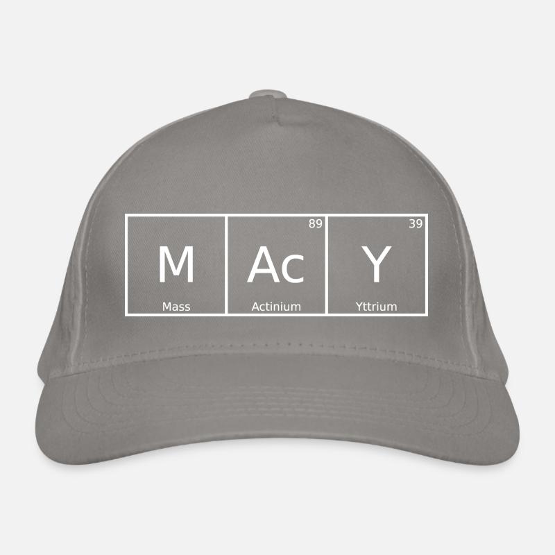 Macy Name First Name Chemistry Periodic Table Elements Organic Baseball Cap